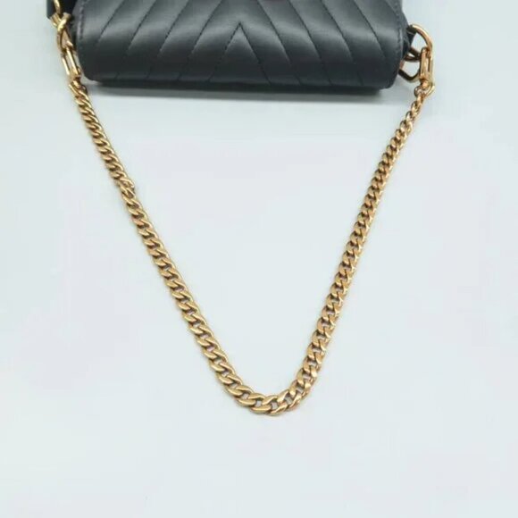 100% Authentic Louis Vuitton New Wave Black W/P Leather Satchel - Picture 5 of 12